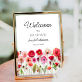 Love In Bloom Wilsdflower Vrijgezellenfeest Welkom Poster