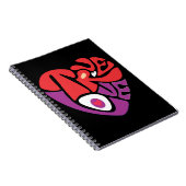  “Love in Bold Strokes” T-Shirt Notitieboek (Rechterzijde)