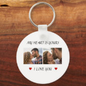 Love in Every Moment Valentine Photo Keychain (Voorkant)
