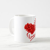 ❤️☕ “Love in Every Sip” Mug 💌✨ Koffiemok (Voorkant links)