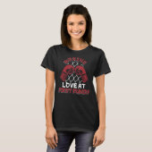 Love in First Punch Boxer Thai Boxer Kickboxer Box T-shirt (Voorkant volledig)