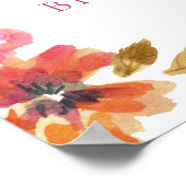 Love in First Spritz Vrijgezellenfeest Welcome Sig Poster (Hoek)