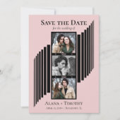 Love in Frames Modern Photo Save the Date (Voorkant)