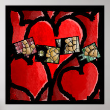 LOVE in Gebärdensprache – Herz Kissen