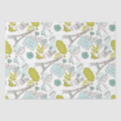 Love in Paris Pattern Tissuepapier (Voorkant)