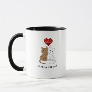Love in the air funny coffee mug mok