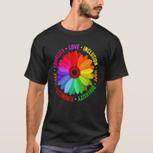 Love Inclusion Diversity Kindness Peace Equal T-shirt