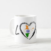 Love India Koffiemok (Voorkant links)