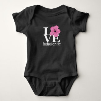 LOVE Indialantiel Roze Hibiscus Romper
