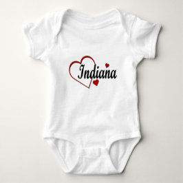 Love Indiana Hearts Infants Creeper Romper