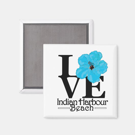 LOVE Indische Harbour Beach Magneet (Voorkant / Achterkant)