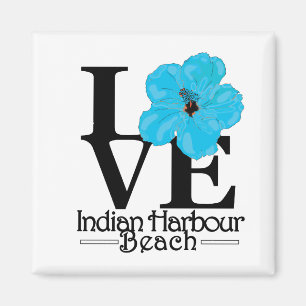 LOVE Indische Harbour Beach Magneet