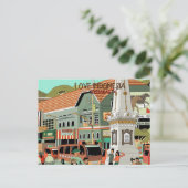 LOVE INDONESIË BRIEFKAART (Staand voorkant)