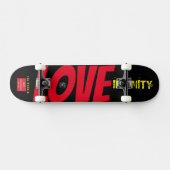 LOVE INFINITY SKATEBOARDS/ JMT USA SKATEBOARDS w (Horizontaal)