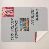 Love-infused Comfort, Valentijnsdag bedlaken Sherpa Deken (Voorkant (horizontaal))