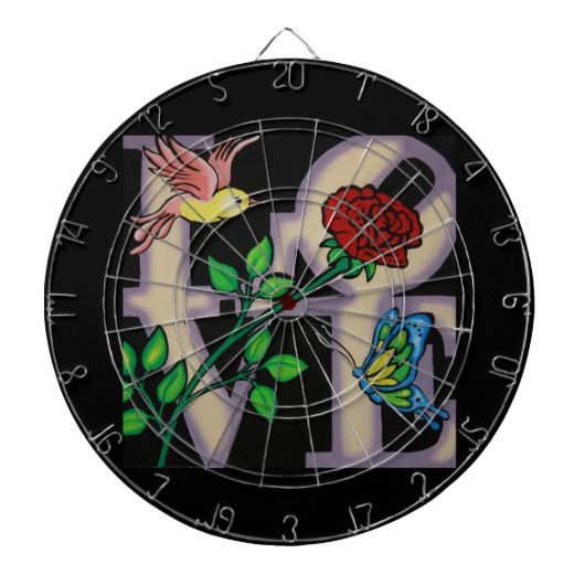 LOVE Ink You Dartbord (Voorkant)