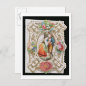 Love, Innocence, Valentijn card, c.1870 (color li Feestdagenkaart (Voorkant / Achterkant)