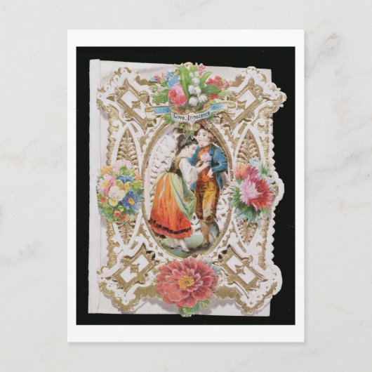 Love, Innocence, Valentijn card, c.1870 (color li Feestdagenkaart (Voorkant)