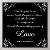 Love Inspirerend Quote van Rabbi Nachman Breslov Poster (Voorkant)