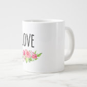 *~* LOVE INTENTIE EMOTO Flower Bouquet Grote Koffiekop (Voorkant rechts)