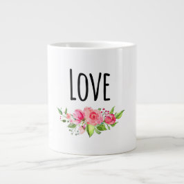 *~* LOVE INTENTIE EMOTO Flower Bouquet Grote Koffiekop