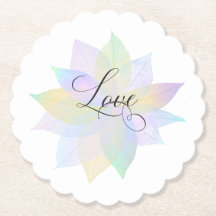 *~* LOVE INTENTIE ONDERZETTER EMOTO Pastel Leaves