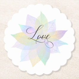 *~* LOVE INTENTIE ONDERZETTER EMOTO Pastel Leaves