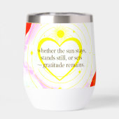 Love & Intention Collectie | Gratitude Remains™ T (Achterkant)