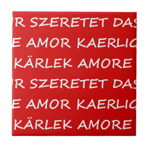 Love International Tegeltje