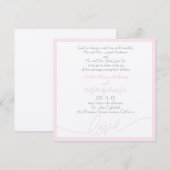 Love Invitation Kaart (Voorkant / Achterkant)