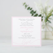 Love Invitation Kaart (Staand voorkant)
