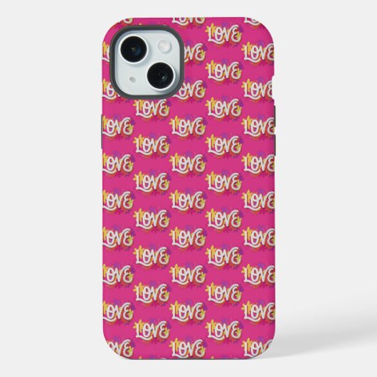 LOVE iPhone Case iPhone Hoesje (Achterkant)