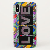 Love iPhone X Hoesje (Achterkant)