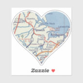 Love Ipswich MA Sticker (Vel)