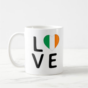 Love - Ireland Flag Koffiemok