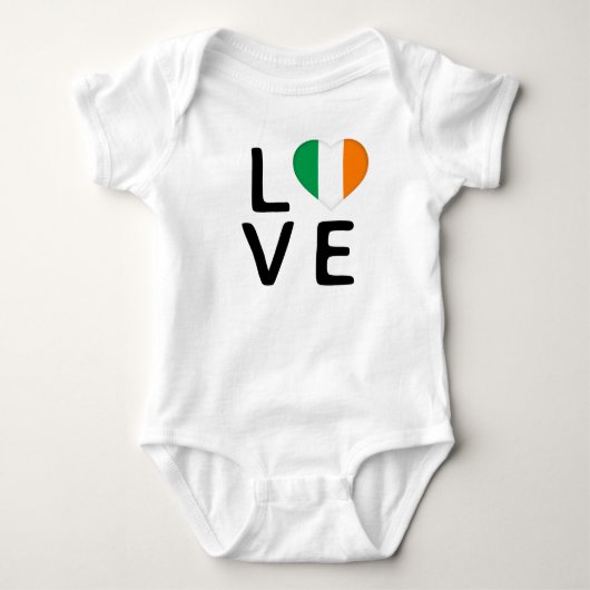 Love - Ireland Flag Romper (Voorkant)