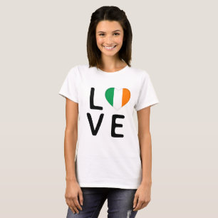 Love - Ireland Flag T-shirt