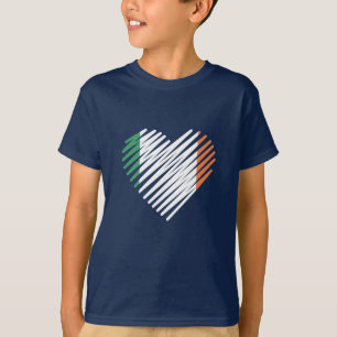 Love Ireland Heart Ierse roots T-shirt