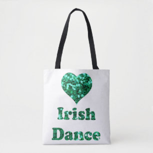 Love Irish Dance dubbelzijdig Tote Bag