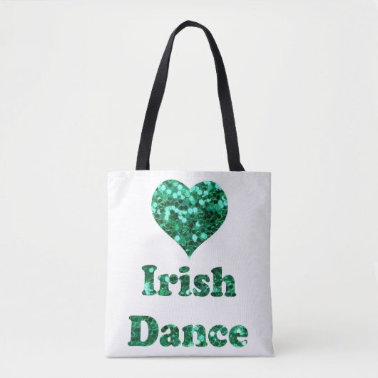 Love Irish Dance dubbelzijdig Tote Bag (Voorkant)