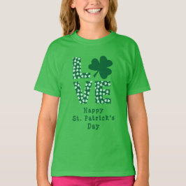 LOVE Irish Fun Kinder St. Patrick's Day T-shirt