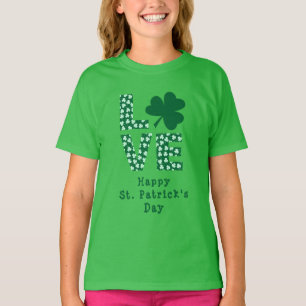 LOVE Irish Fun Kinder St. Patrick's Day T-shirt