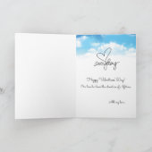 Love is a Adventure Romantic Valentijns Kaart (Binnen)