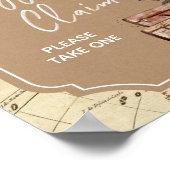 Love is a Adventure Vrijgezellenfeest Welcome Sign Poster (Hoek)