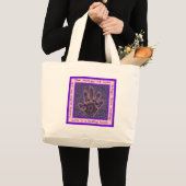 Love is a Healing Touch Grote Tote Bag (Voorkant (product))
