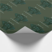 Love is a Labrador Black Retriever Face Cadeaupapier (Hoek)