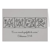 Love is a Perfect Bond of Union~Scripture~Spain (Voorkant Horizontaal)