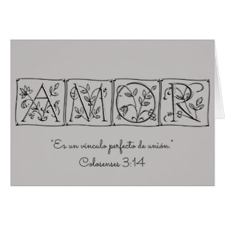 Love is a Perfect Bond of Union~Scripture~Spain