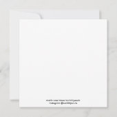 Love is a Warrior - any time card Notitiekaartje (Achterkant)