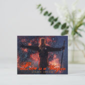 Love is a Weapon-Post Card Briefkaart (Staand voorkant)